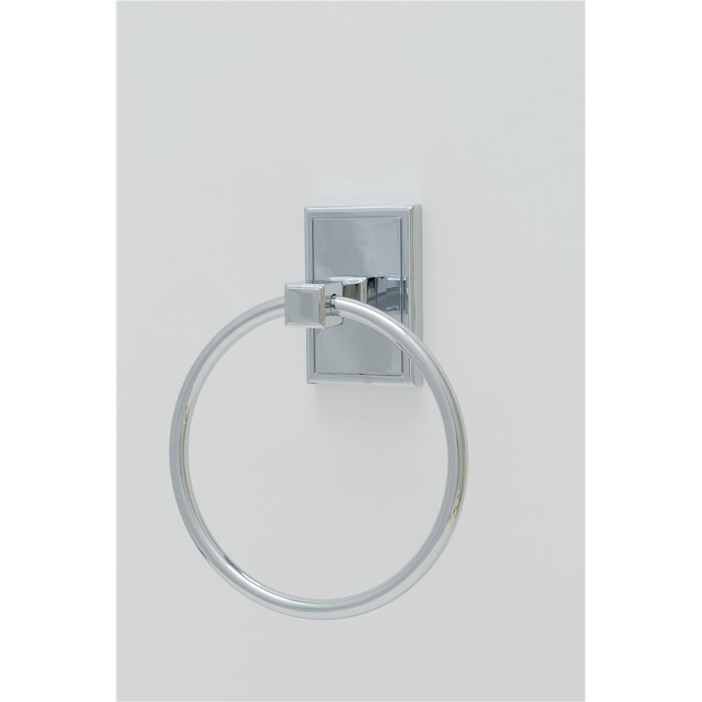 Residential Essentials 2586PC Hamilton Towel Ring in Polished Chrome